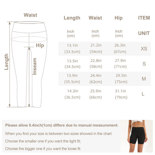 F78 Women Yoga Legging Short High Waist With Side Pockets