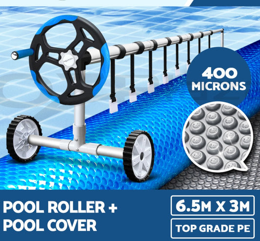 Pool Cover Covers Solar Blanket 400 Micron Roller Swimming Bubble