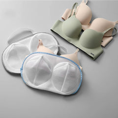 High Permeability Mesh Bra-shaped Lingerie Laundry Bags With Handle And Zipper_12