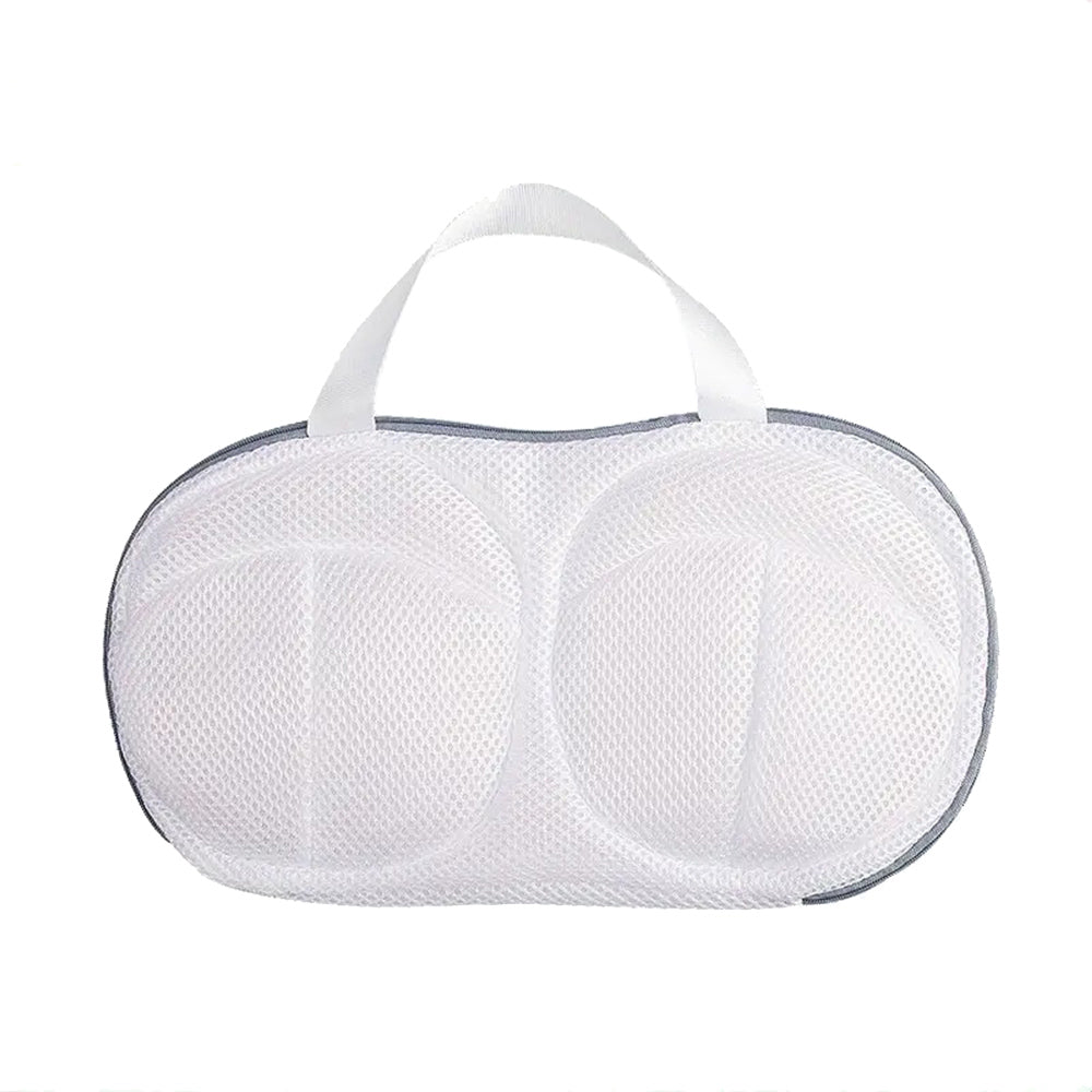 High Permeability Mesh Bra-shaped Lingerie Laundry Bags With Handle And Zipper_0