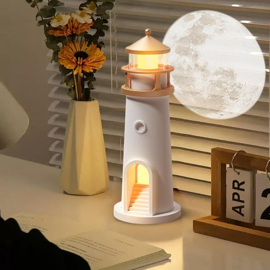 Moon Projection Lighthouse Night Lights Motion Sensor Bluetooth Music_2