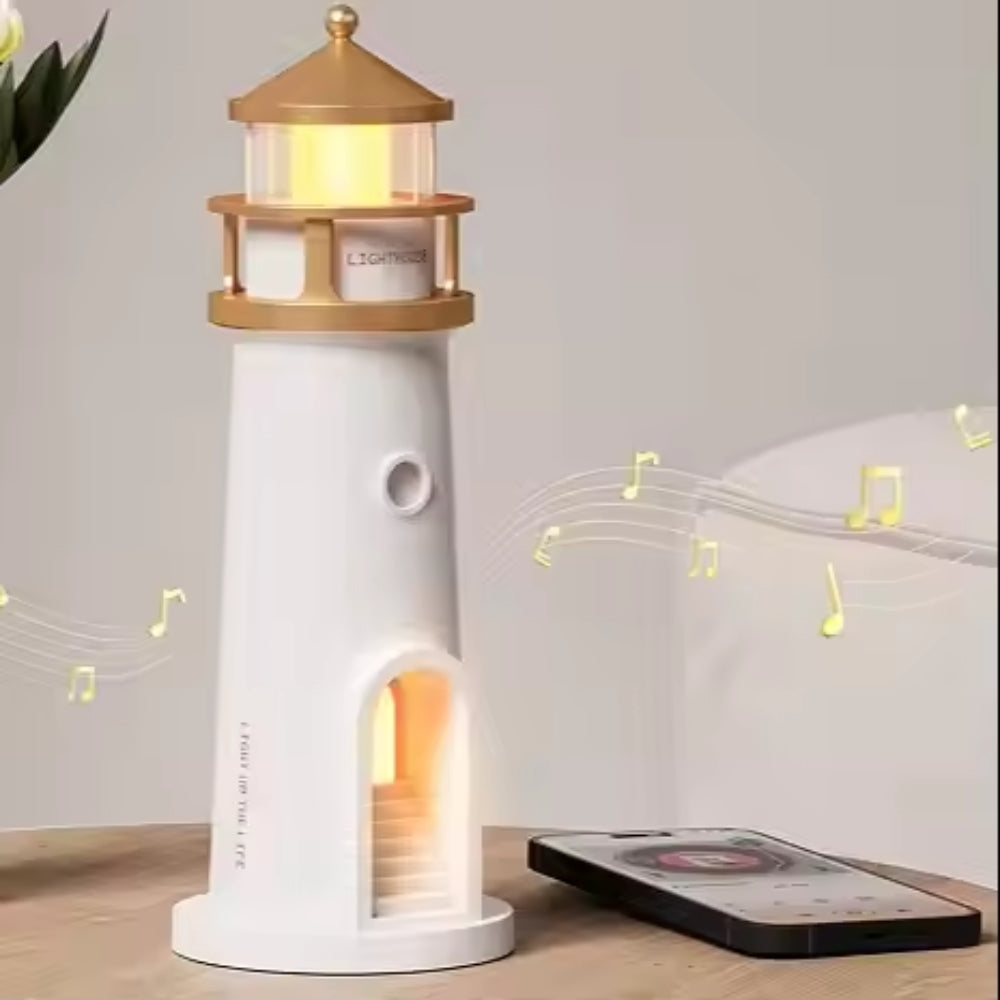 Moon Projection Lighthouse Night Lights Motion Sensor Bluetooth Music_3