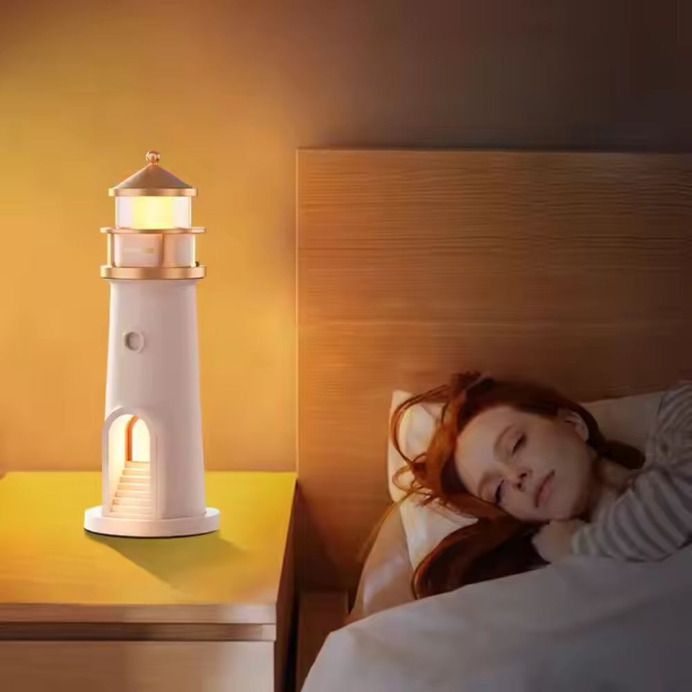 Moon Projection Lighthouse Night Lights Motion Sensor Bluetooth Music_4