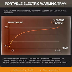 Electric Server Warming Tray,Food Warmer for Parties, Ultra Slim Warming Tray