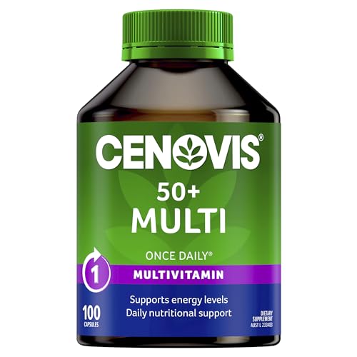 Cenovis 50+ Multi - All-In-One Multivitamin - Daily Nutritional Support 100 Capsules