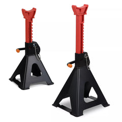 2-Piece 3Ton/6000lbs Jack Stands Double Lock Adjustable Truck Ratchet Lift Hoist