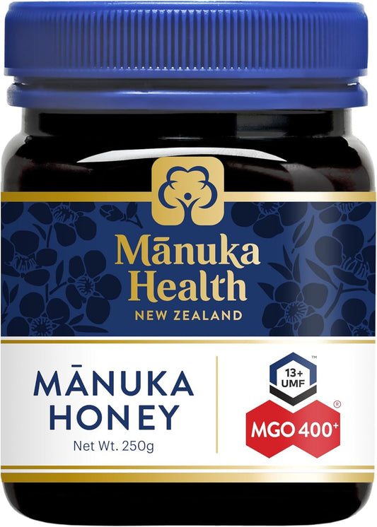 Manuka Honey UMF 13+/MGO 400+ (250G/8.8Oz), Superfood, Authentic Raw Honey from