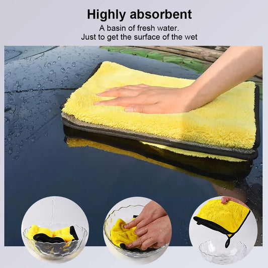 Packs of 5 Premium Microfiber Car Cleaning Towels