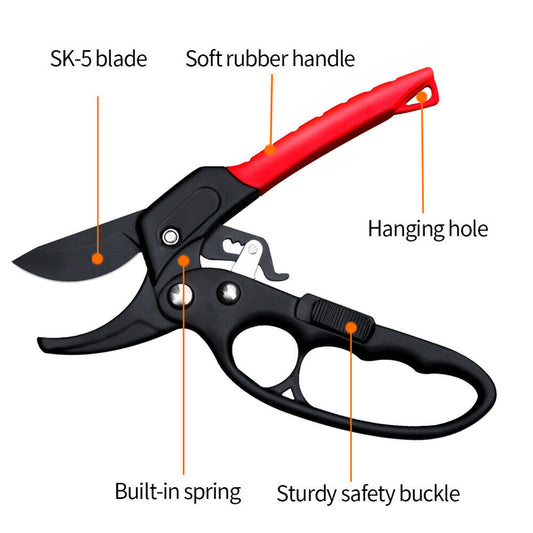 Bypass Pruning Shears Flower Pruning Branch Scissors Gardening Tool