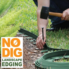 10M-50M Flexible Garden Bed Edging Lawn Grass Border Paving Edge Liner With Pegs