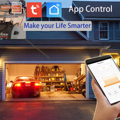 Smart Garage Door Opener WiFi Garage Door Controller APP and Voice Control