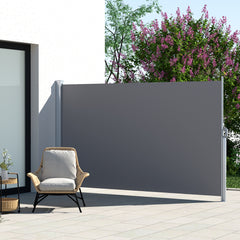 Retractable Side Awnings for Baclony,Terrace or Patio Sun Shade Outdoor,Privacy Screen 2X3M