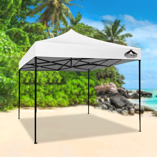 Gazebo Pop Up Marquee 3mx3m Folding 500D Wedding Tent White