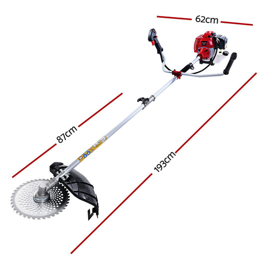 Pole Chainsaw 5 in 1 Petrol Circular Saw Hedge Trimmer Cutter Whipper Snipper