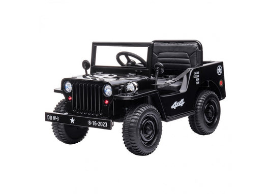 Jeep Go Skitz Major 12V Electric Ride On - Black - 3+ Yr