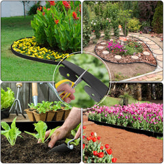 10M-50M Flexible Garden Bed Edging Lawn Grass Border Paving Edge Liner With Pegs