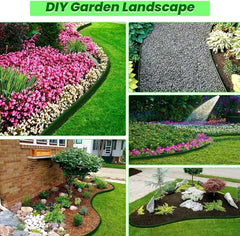 10M-50M Flexible Garden Bed Edging Lawn Grass Border Paving Edge Liner With Pegs