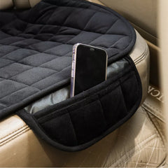 Universal Rear Car Seat Cover with Storage Pockets