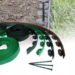 10M-50M Flexible Garden Bed Edging Lawn Grass Border Paving Edge Liner With Pegs