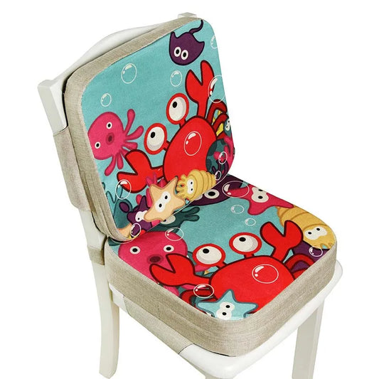 Children Kids Booster Seat Cushion Pad Pillow Baby Dining High Chair Seat Cushions