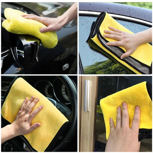 Packs of 5 Premium Microfiber Car Cleaning Towels