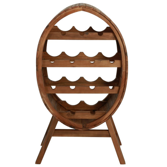 Arc Wine Rack Solid Acacia Wood