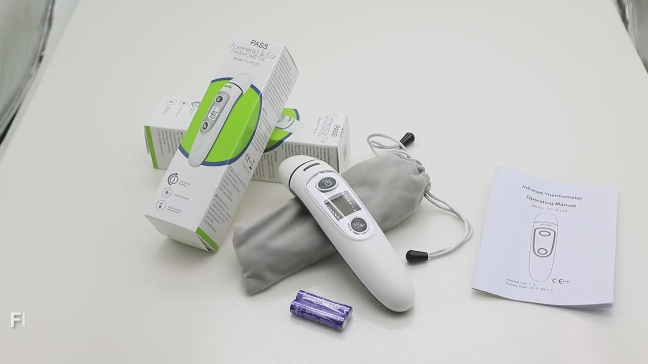 Digital Ear Thermometer Ear and Forehead Mode Ideal for Family Kids and Adults