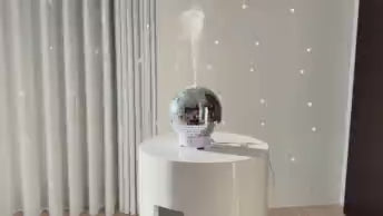 Rotating Disco Ball Indoor Air Humidifier and Scent Diffuser- Plugged in