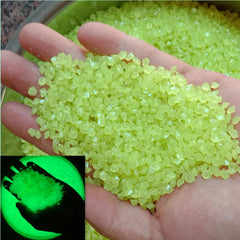 1000pcs Luminous Sand Glow In Dark Stone Pebble Garden Yard Outdoor Path Lawn Decoration Fish Tank Aquarium Home DIY Decor 3-5mm