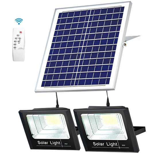 Ultra-Bright Solar LED Outdoor Garden Light with Remote Control, Waterproof Solar Street and Path Lamp