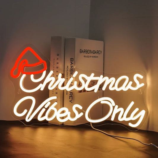 Merry Christmas Neon LED Signs Christmas Decoration