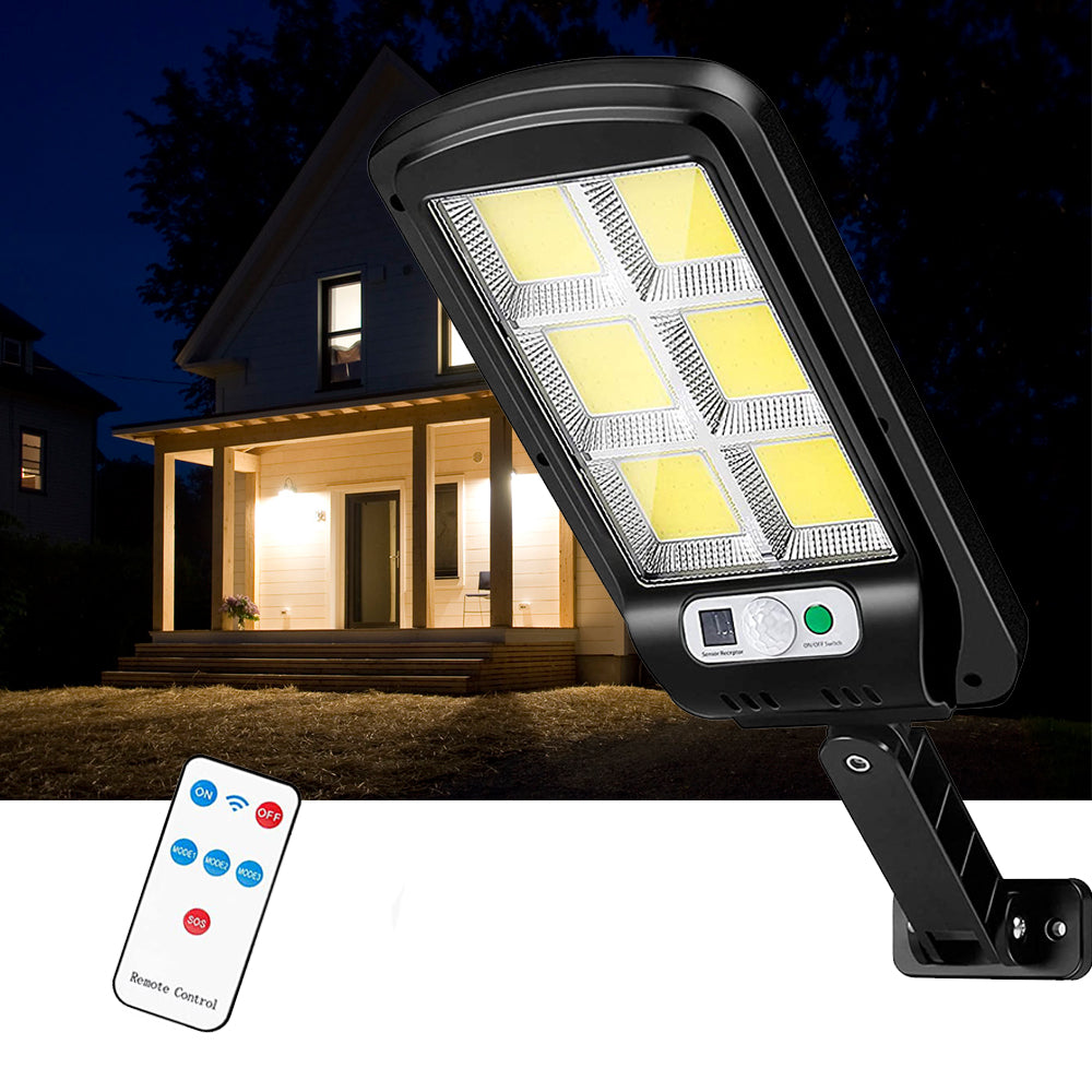 Motion Sensor Garden Wall Outdoor Solar Street Remote Controlled Waterproof Solar Lamp_7