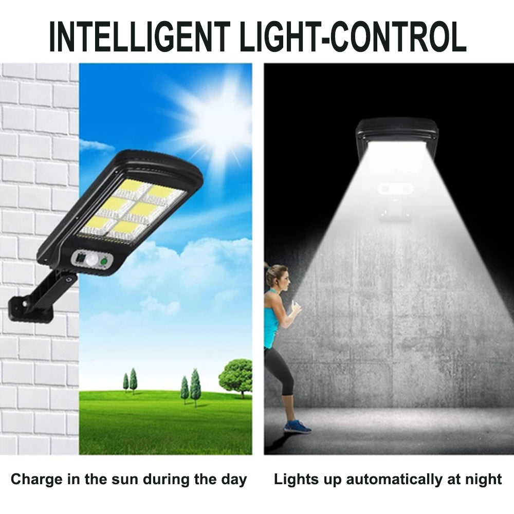 Motion Sensor Garden Wall Outdoor Solar Street Remote Controlled Waterproof Solar Lamp_1