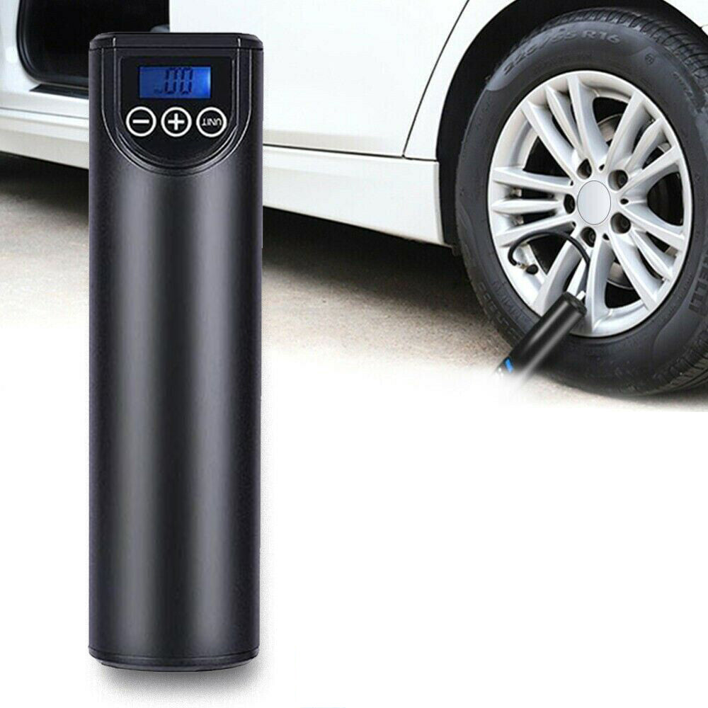 Electric Wireless LCD Display Mini Car Air Pump_3