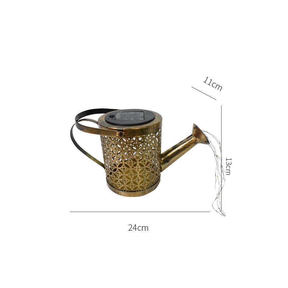 Solar Powered Watering Can LED String Light Outdoor Garden Décor_6