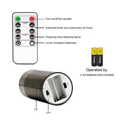 Flameless Flickering Rechargeable LED Wickless Candle_6