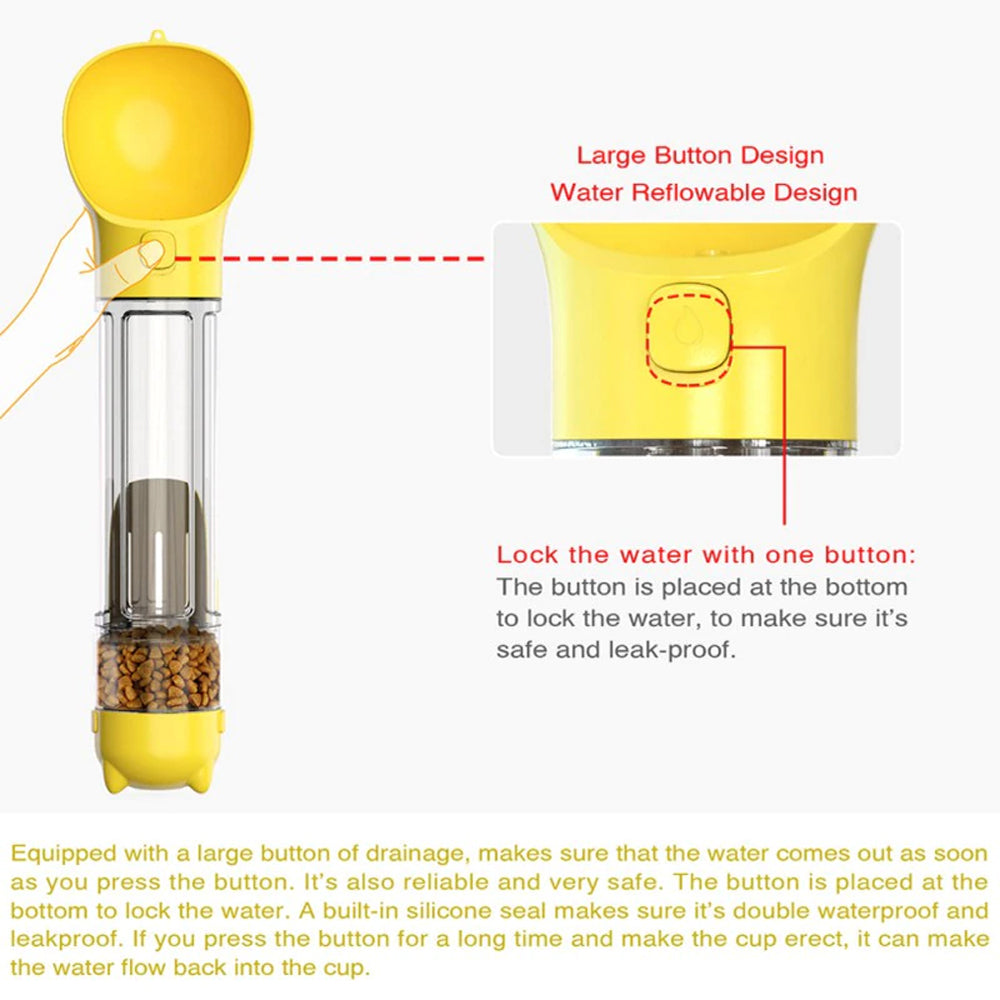 Multifunctional Outdoor Travel Pet Feeder and Poop Scooper_16