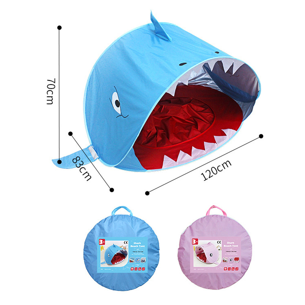 Baby Beach Shark Tent with Shallow Dipping Pool_5