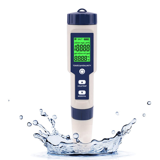 5 in 1 High Accuracy Digital Pen pH Tester for Water_1