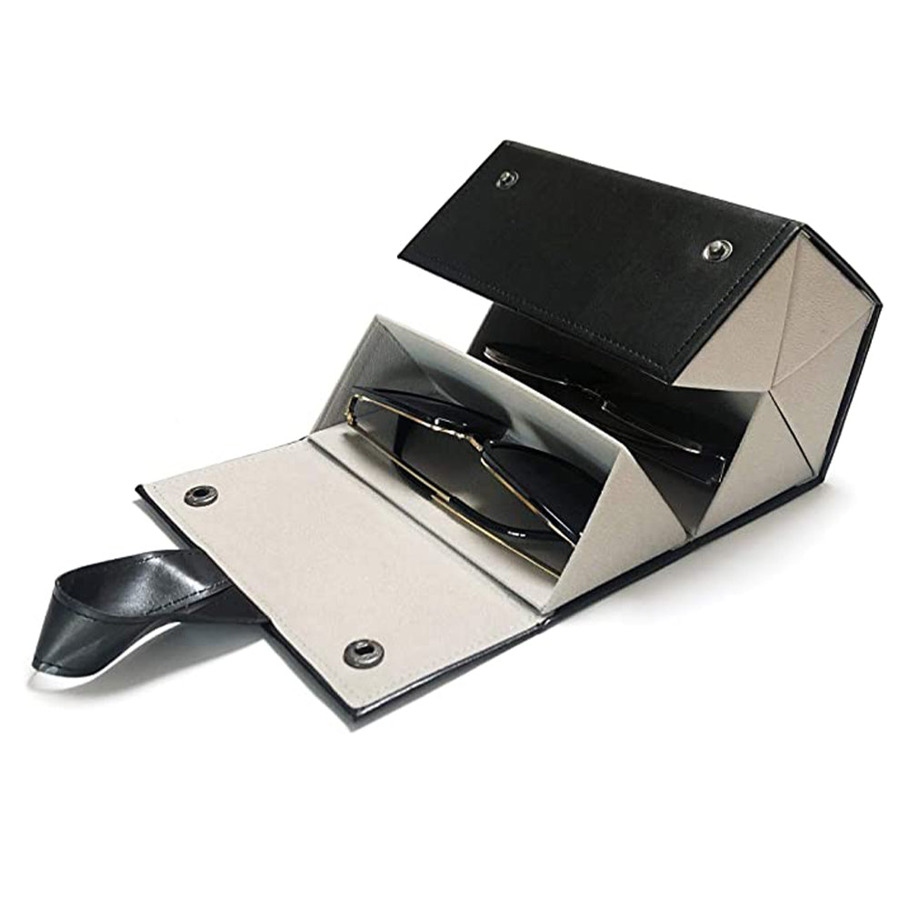 Foldable Sunglasses Organizer Case with 5 Slots Travel Glasses Box_4