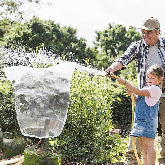 Reusable Plant Fruit Protect Drawstring Net Bag Mesh Insect Pest Barrier_7