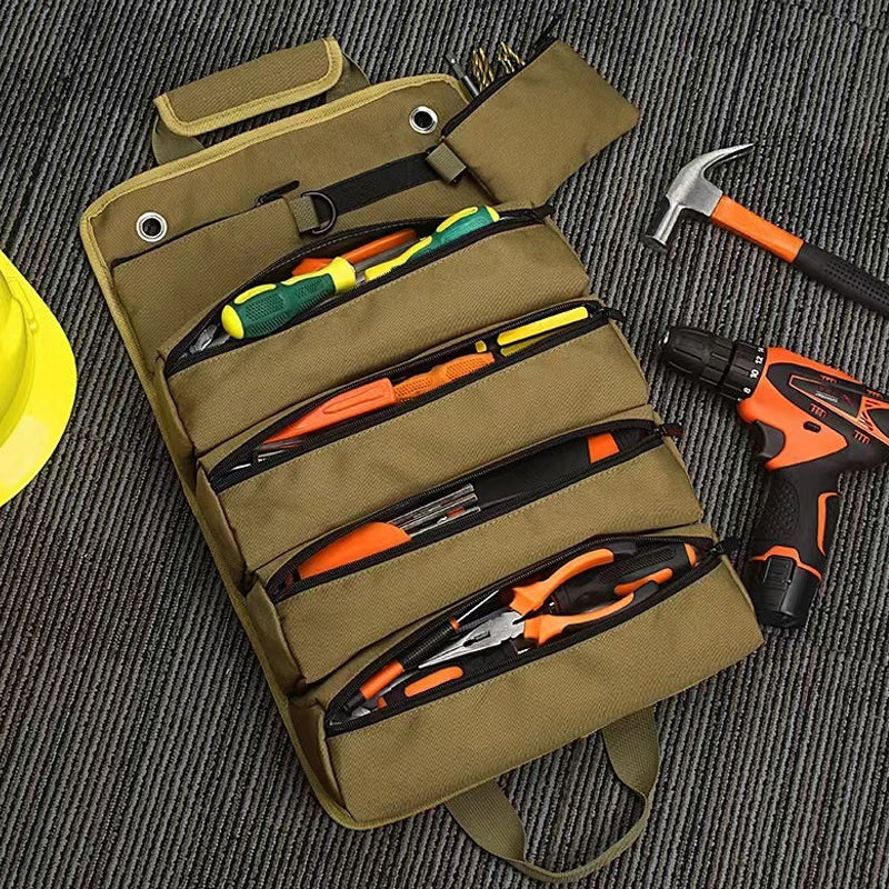 Large Capacity Waterproof Foldable Roll Tool Bag_7