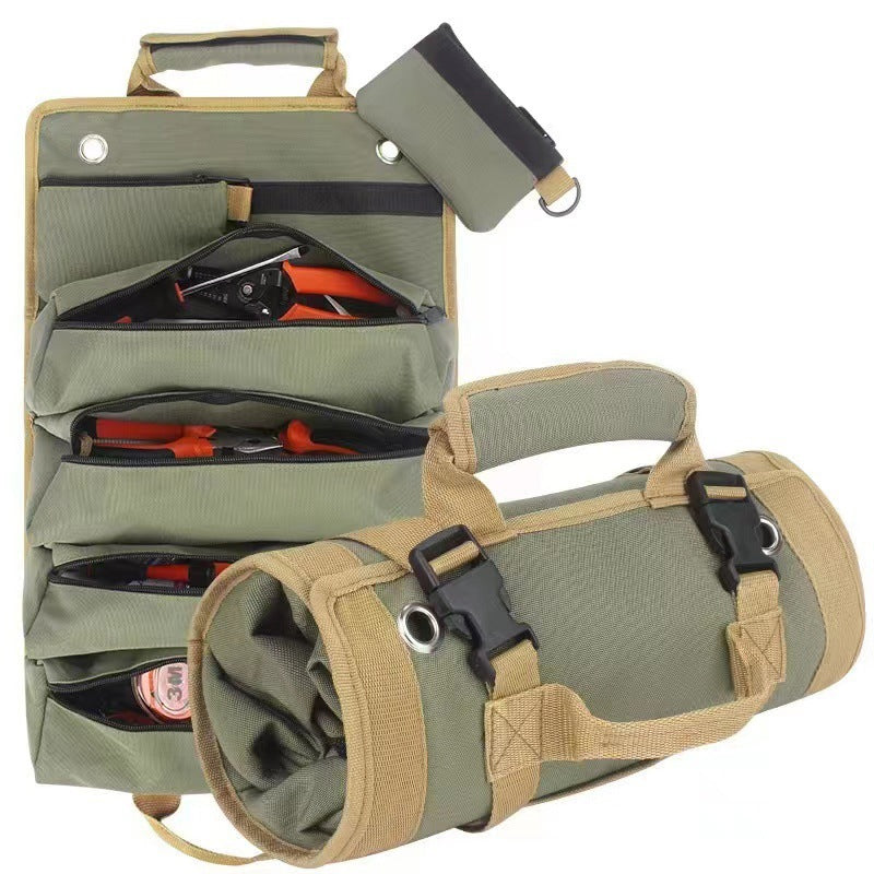 Large Capacity Waterproof Foldable Roll Tool Bag_13