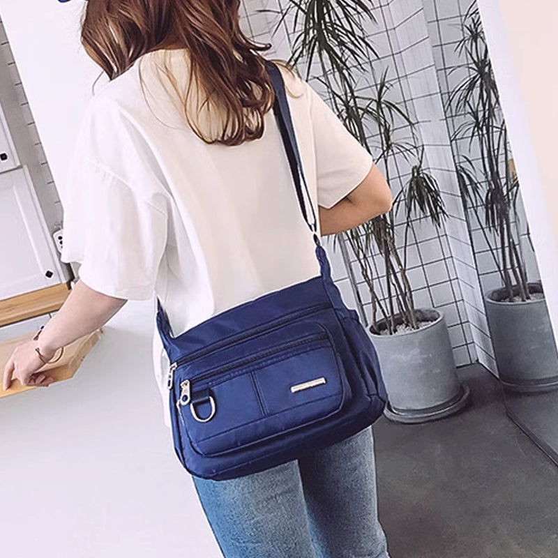 Multi Pockets Casual Crossbody Bag Women's Messenger Bag_7