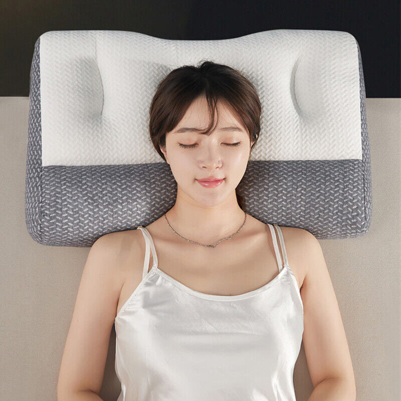 Ergonomic Designed Cervical Contour Orthopedic Neck Support Memory Foam Pillow_4