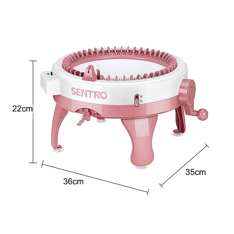 22/40 Needles DIY Knitting Machine Smart Weaving Knit Rotating Machine_16