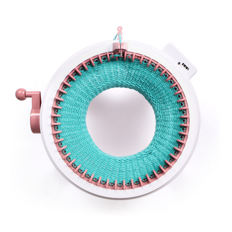 22/40 Needles DIY Knitting Machine Smart Weaving Knit Rotating Machine_7