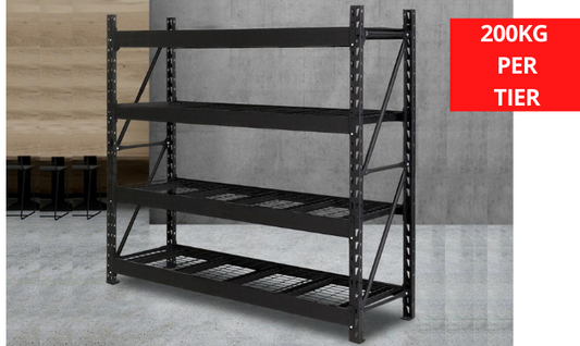 Giantz 2M Warehouse Racking Shelving Heavy Duty Steel Garage Storage Rack