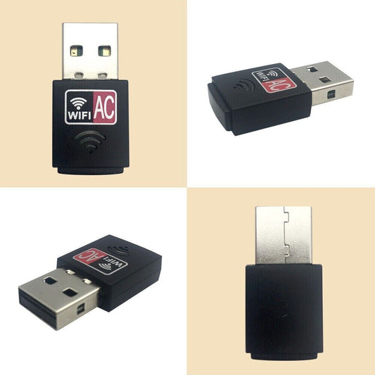 USB Dongle As WiFi Wireless Dongle 600mbps AC600 Lan Network Adapter 2.4GHz 5GHz