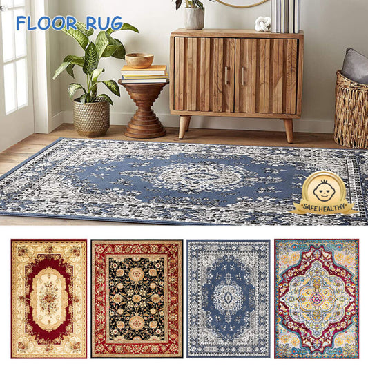 Modern Floor Anti-Slip Carpet Mat Rug Area Carpet Bedroom Living Room